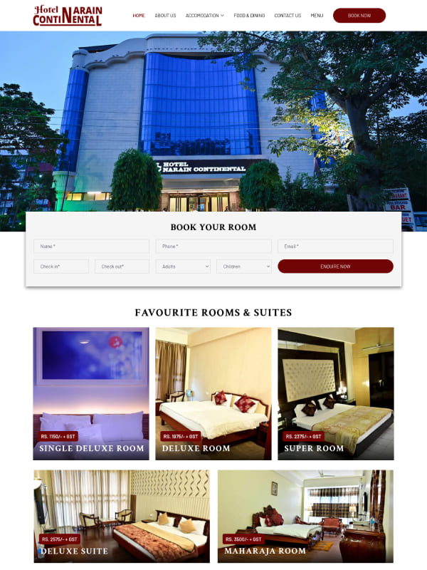 Hotel Narain Continental Img
