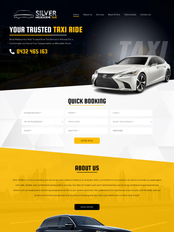 Silver Melbourne Taxi Img