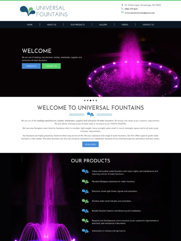 Universal Fountains New Img